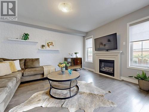 18 Oren Street, Vaughan, ON - Indoor Photo Showing Living Room With Fireplace