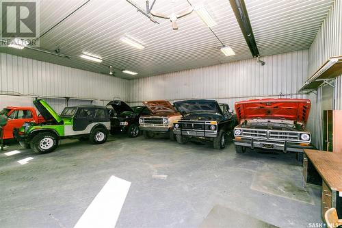 Kruesel Acreage, Winslow Rm No. 319, SK - Indoor Photo Showing Garage