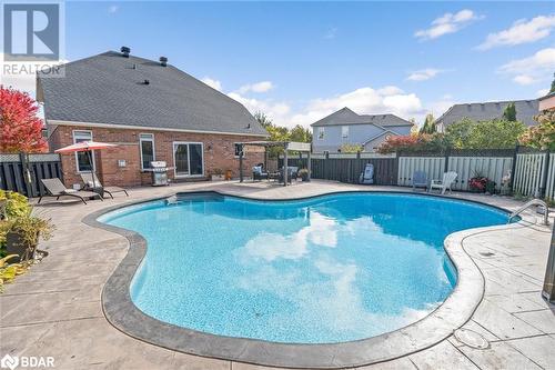 197 Hayward Court, Rockwood, ON - Outdoor With In Ground Pool With Deck Patio Veranda With Backyard