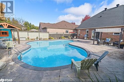 197 Hayward Court, Rockwood, ON - Outdoor With In Ground Pool With Deck Patio Veranda With Backyard