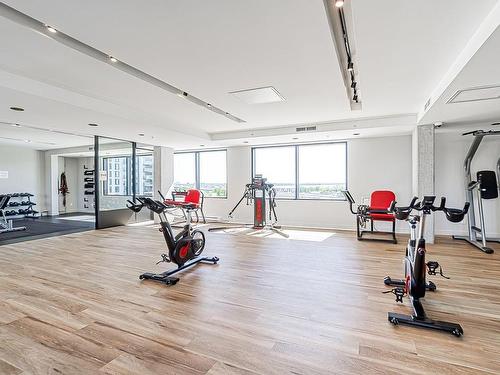 Exercise room - 824-201 Rue Jacques-Le Ber, Montréal (Verdun/Île-Des-Soeurs), QC - Indoor Photo Showing Gym Room