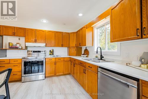 85 Denniston Street, Kawartha Lakes (Lindsay), ON - Indoor Photo Showing Kitchen With Double Sink