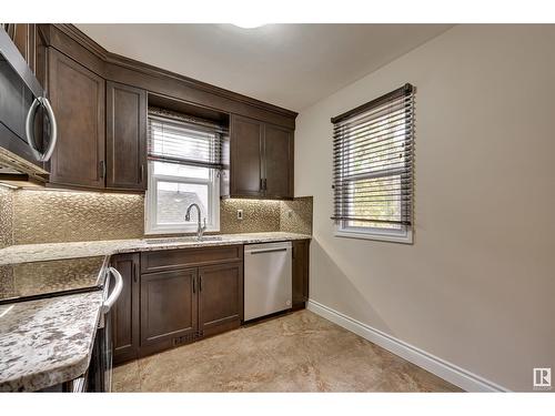 10466 148 St Nw, Edmonton, AB - Indoor Photo Showing Kitchen With Stainless Steel Kitchen