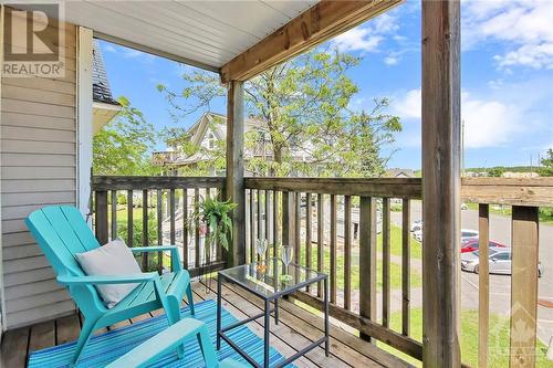 Balcony off of living room - 1014 Tanguay Court, Ottawa, ON - Outdoor With Deck Patio Veranda With Exterior