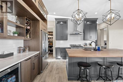 65 Grandview Trail, Corman Park Rm No. 344, SK - Indoor Photo Showing Kitchen With Upgraded Kitchen