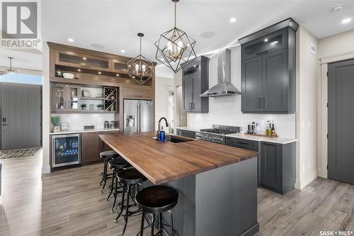 65 Grandview Trail, Corman Park Rm No. 344, SK - Indoor Photo Showing Kitchen With Upgraded Kitchen