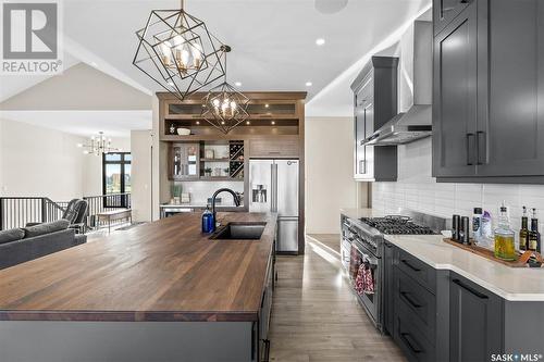 65 Grandview Trail, Corman Park Rm No. 344, SK - Indoor Photo Showing Kitchen With Upgraded Kitchen