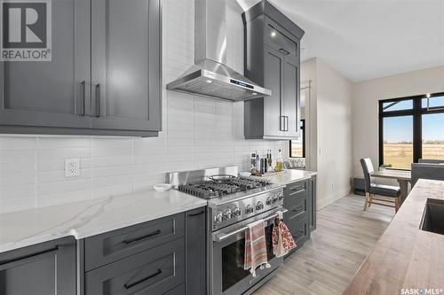 65 Grandview Trail, Corman Park Rm No. 344, SK - Indoor Photo Showing Kitchen With Upgraded Kitchen