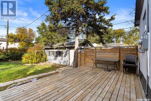 1424 Forget Street, Regina, SK - Outdoor With Deck Patio Veranda