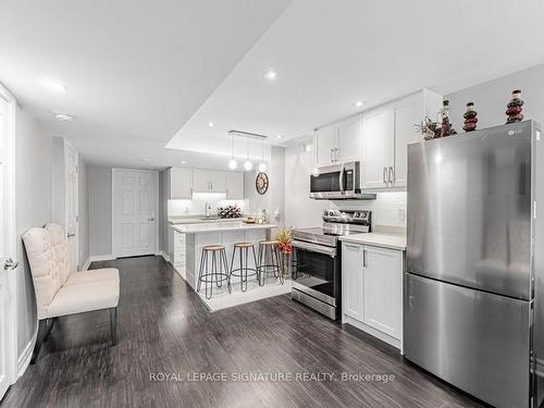 Bsmt-76 Rushworth Dr, Ajax, ON - Indoor Photo Showing Kitchen