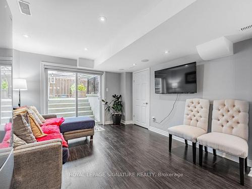 Bsmt-76 Rushworth Dr, Ajax, ON - Indoor Photo Showing Living Room