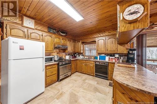 8012 Route 112, Brunswick Parish, NB - Indoor Photo Showing Kitchen With Double Sink