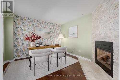 14 Flaxman Avenue, Clarington (Bowmanville), ON - Indoor Photo Showing Living Room With Fireplace