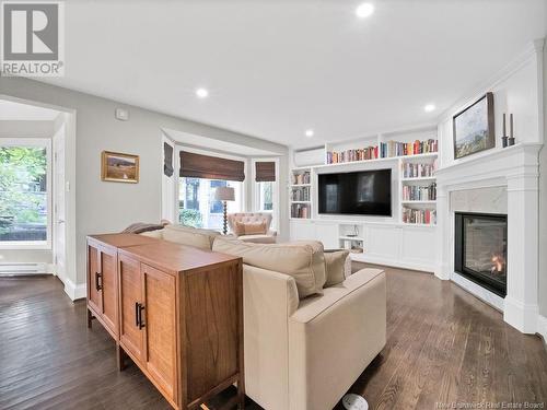 250 Dickson Boulevard, Moncton, NB - Indoor Photo Showing Living Room With Fireplace