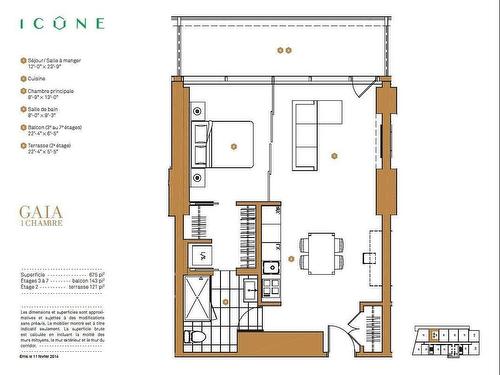 Plan (croquis) - 408-1155 Rue De La Montagne, Montréal (Ville-Marie), QC - Other