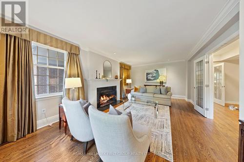 257 Roseland Crescent, Burlington, ON - Indoor Photo Showing Living Room With Fireplace