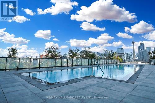 1011 - 30 Ordnance Street S, Toronto, ON - Outdoor With In Ground Pool With View