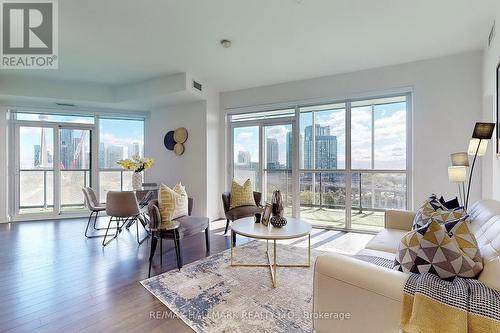 1011 - 30 Ordnance Street S, Toronto, ON - Indoor Photo Showing Living Room