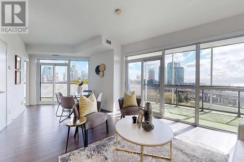 1011 - 30 Ordnance Street S, Toronto, ON - Indoor Photo Showing Living Room