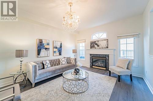 460 Sonoma Boulevard, Vaughan, ON - Indoor Photo Showing Living Room With Fireplace