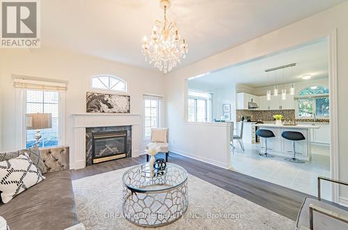 460 Sonoma Boulevard, Vaughan, ON - Indoor Photo Showing Living Room With Fireplace