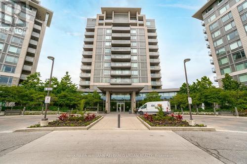 1002 - 273 South Park Road, Markham, ON - Outdoor With Balcony With Facade