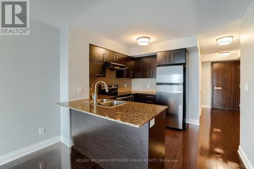 1002 - 273 South Park Road, Markham, ON - Indoor Photo Showing Kitchen With Double Sink