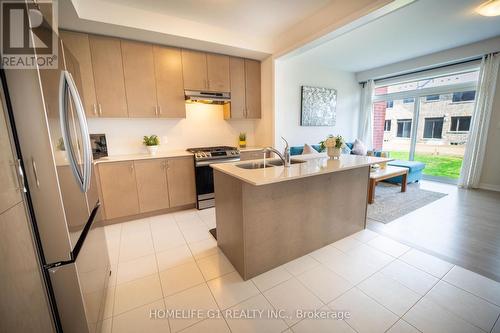 224 Newman Drive, Cambridge, ON - Indoor Photo Showing Kitchen With Stainless Steel Kitchen With Double Sink