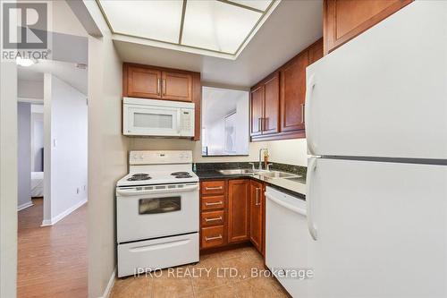 613 - 55 Kingsbridge Garden Circle, Mississauga, ON - Indoor Photo Showing Kitchen With Double Sink