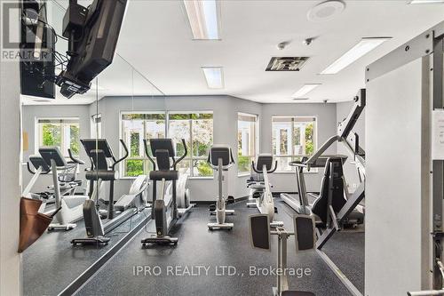 613 - 55 Kingsbridge Garden Circle, Mississauga, ON - Indoor Photo Showing Gym Room