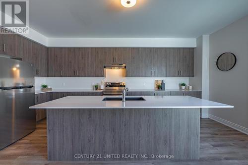 1076 Rippingale Trail, Peterborough (Northcrest), ON - Indoor Photo Showing Kitchen With Double Sink With Upgraded Kitchen