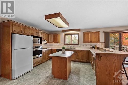 196 Indian Hill Road, Pakenham, ON - Indoor Photo Showing Kitchen With Double Sink