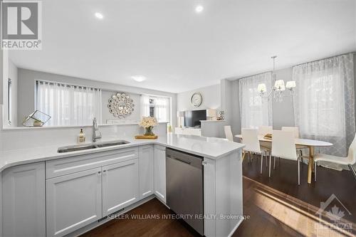 707 Vivera Place, Ottawa, ON - Indoor Photo Showing Kitchen With Double Sink