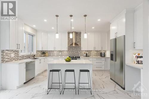 221 Soprano Avenue, Ottawa, ON - Indoor Photo Showing Kitchen With Upgraded Kitchen