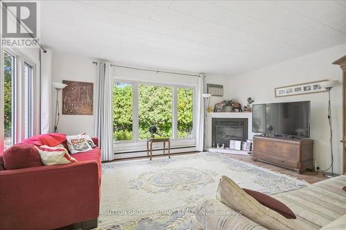 17 Tally Ho Drive, Hamilton, ON - Indoor Photo Showing Living Room With Fireplace