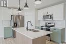 282 Fortosky Crescent, Saskatoon, SK  - Indoor Photo Showing Kitchen With Stainless Steel Kitchen With Double Sink With Upgraded Kitchen 