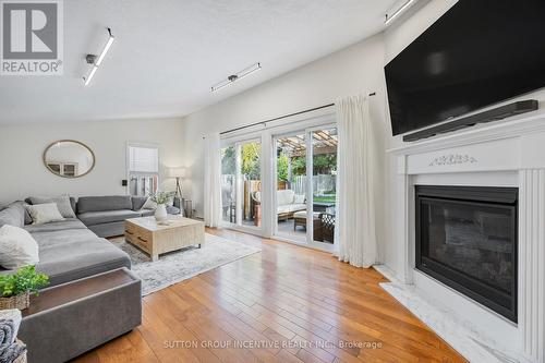 25 Eileen Drive, Barrie, ON - Indoor Photo Showing Living Room With Fireplace