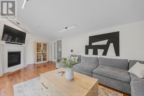 25 Eileen Drive, Barrie, ON - Indoor Photo Showing Living Room With Fireplace