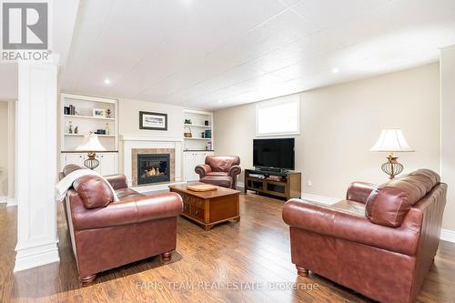 1962 Elana Drive, Severn, ON - Indoor Photo Showing Living Room With Fireplace