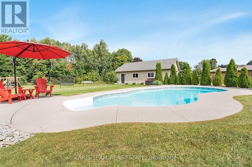 1962 Elana Drive, Severn, ON - Outdoor With In Ground Pool With Backyard