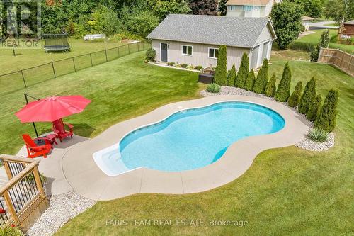 1962 Elana Drive, Severn, ON - Outdoor With In Ground Pool With Backyard