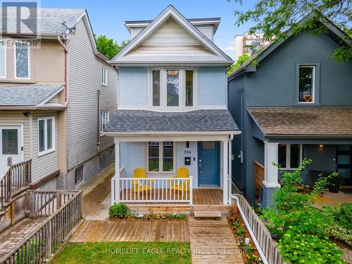 334 Riverdale Avenue, Toronto, ON - Outdoor With Deck Patio Veranda With Facade