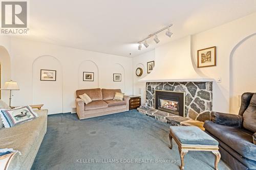 2032 Faversham Avenue, Burlington, ON - Indoor Photo Showing Living Room With Fireplace