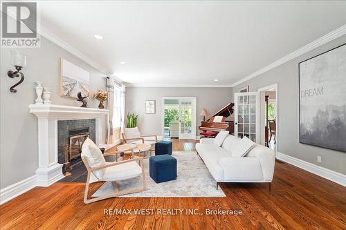 13348 Mccowan Road, Whitchurch-Stouffville, ON - Indoor Photo Showing Living Room With Fireplace