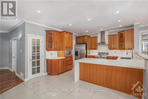 225 Bradwell Way, Ottawa, ON - Indoor Photo Showing Kitchen With Double Sink