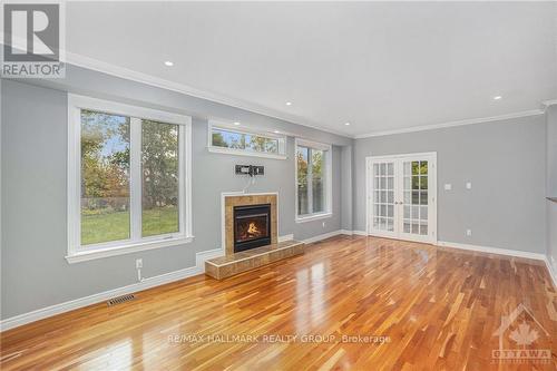 225 Bradwell Way, Ottawa, ON - Indoor Photo Showing Living Room With Fireplace