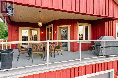 136 Sunset Boulevard, Georgian Bluffs, ON - Outdoor With Deck Patio Veranda With Exterior