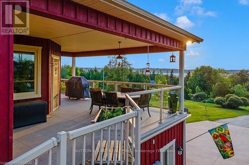 136 Sunset Boulevard, Georgian Bluffs, ON - Outdoor With Deck Patio Veranda With Exterior