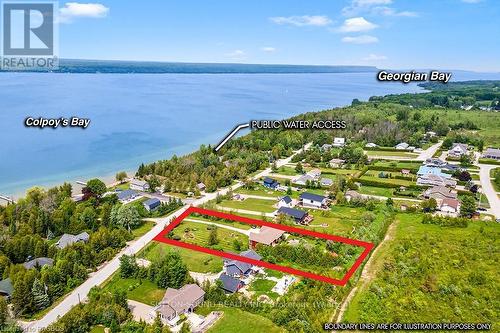 136 Sunset Boulevard, Georgian Bluffs, ON - Outdoor With Body Of Water With View