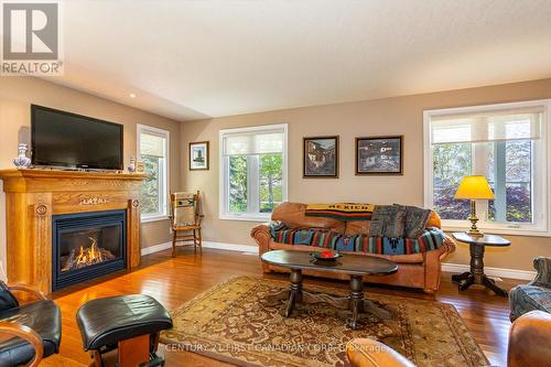 71818 Sunview Avenue, Bluewater (St. Joseph), ON - Indoor Photo Showing Living Room With Fireplace